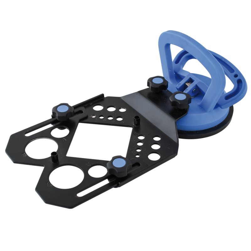 Universele boorgeleider met zuignap (verstelbaar)